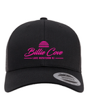 Lake Hoptacong Pink on Black Trucker