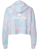 Cotton Candy Sky Crop Top Hoodie